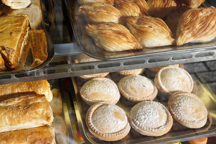Pastries, Malta, Bakery, Eat, bread, food, store, baker - Occupation, baked, baking
