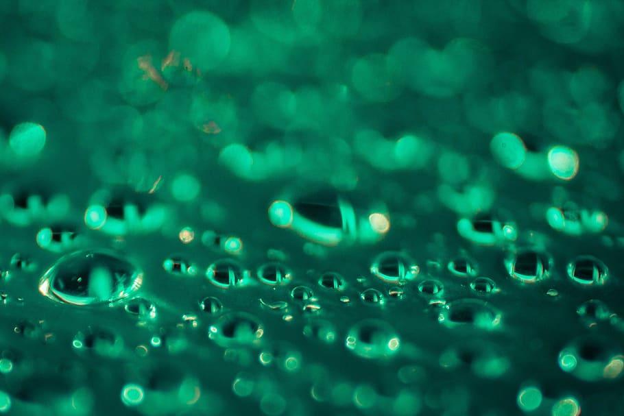 splash, water, droplets, liquid, green, jade, wet, close-up, selective focus, pattern