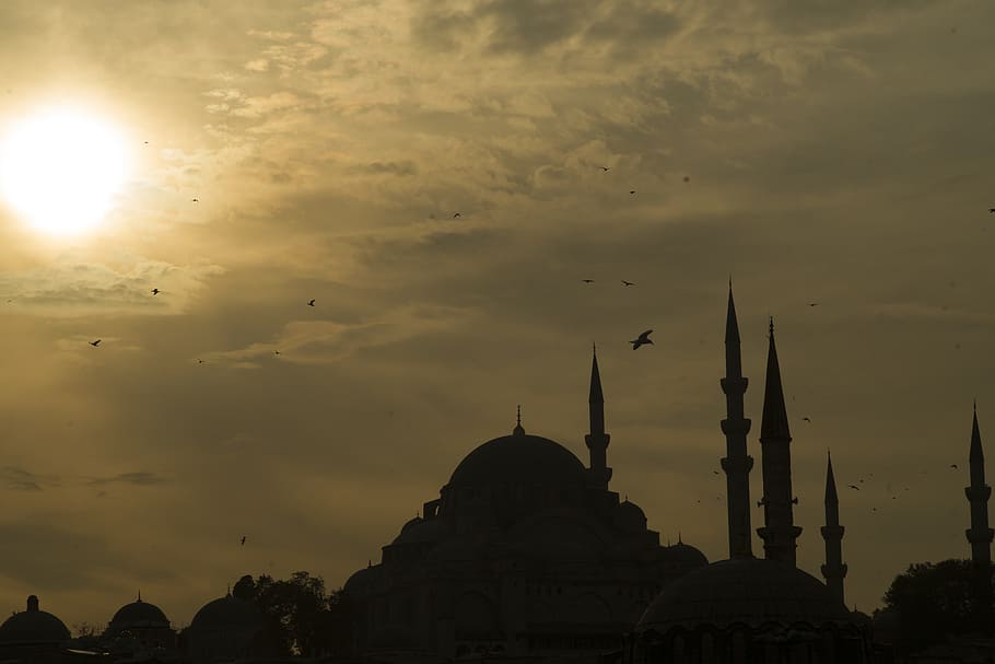 Cami, Landscape, Sultanahmet, Turkey, istanbul, islam, religion, minaret, the minarets, dome