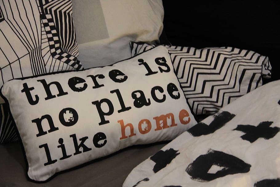 place, like, home pillow, pillow, case, bed, blanket, comfort, sleep, text