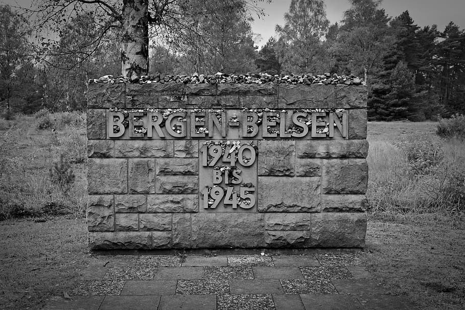 Memorial, Belsen, Mountains, Holocaust, belsen mountains, history, holocaust memorial, commemorate, konzentrationslager, text
