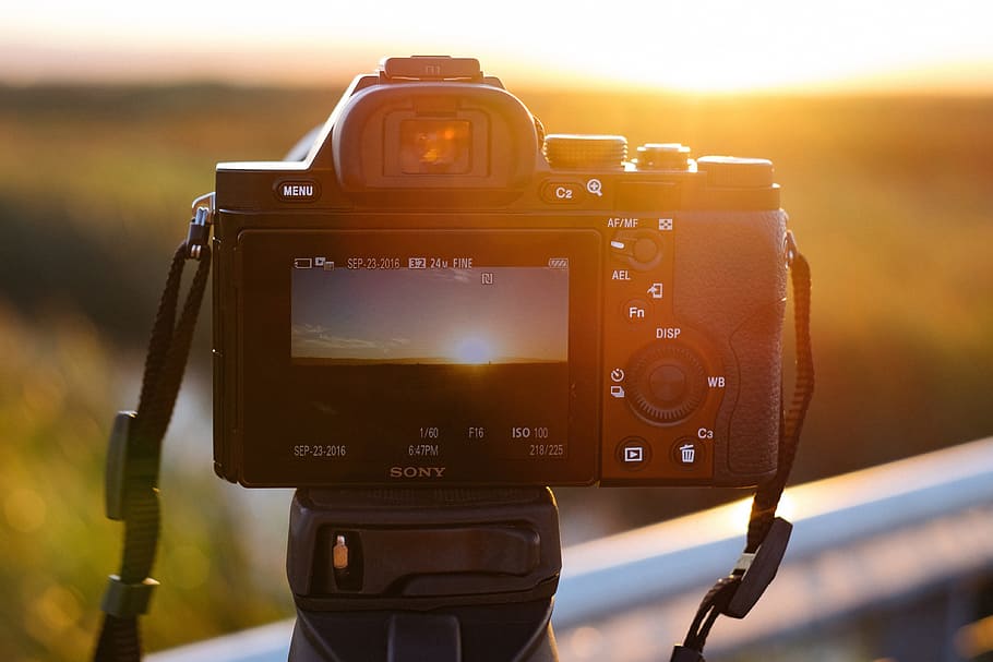 tripé, pôr do sol, Câmera, tecnologia, fotógrafo, câmera - equipamento fotográfico, equipamento, temas de fotografia, ao ar livre, lente - instrumento óptico