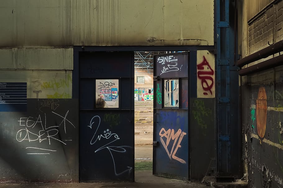lost places, pforphoto, old factory, leave, decay, lapsed, building, factory, old, broken