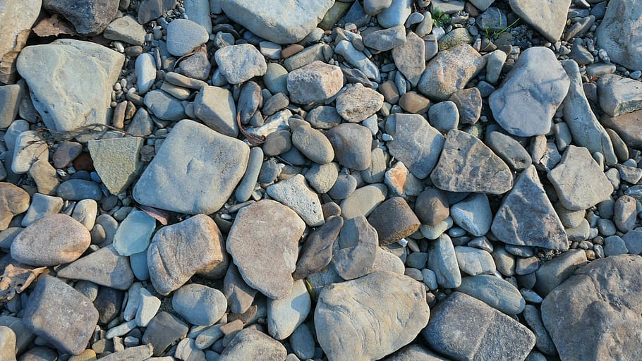 as pedras, rio, praia, água e, bela, natureza, rochas, reflexo, humor, cachoeira