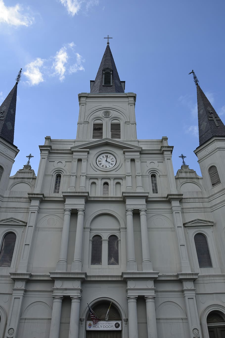 architecture, church, religion, travel, old, exterior, new orleans, nola, building, town