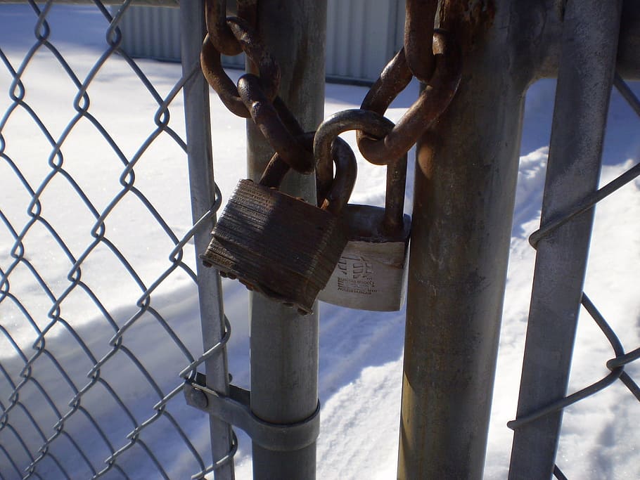 Padlock, Fence, Barred, Close, Lock, security, closed, secure, safe, gate