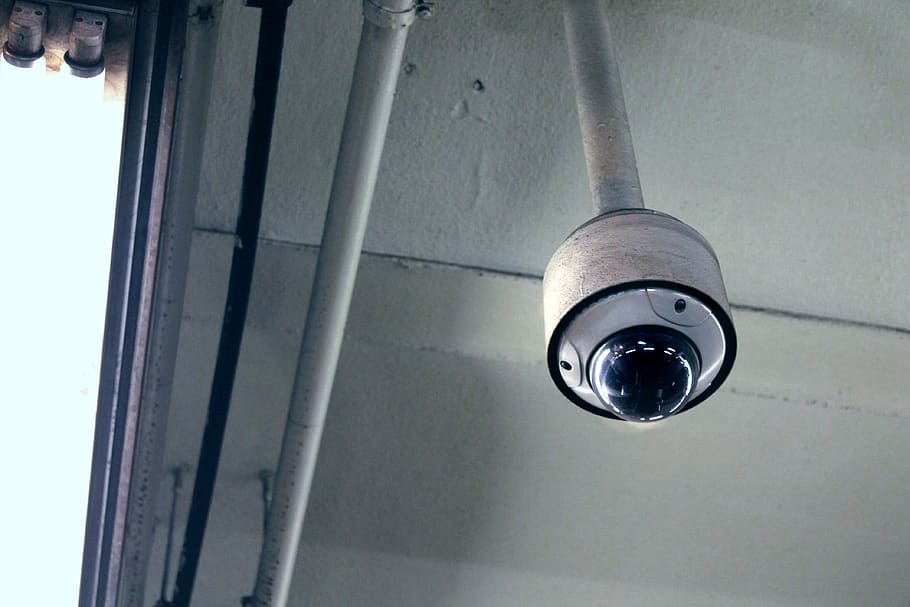 camera, security, ceiling, surveillance, privacy, dome, watching, big brother, safety, monitoring