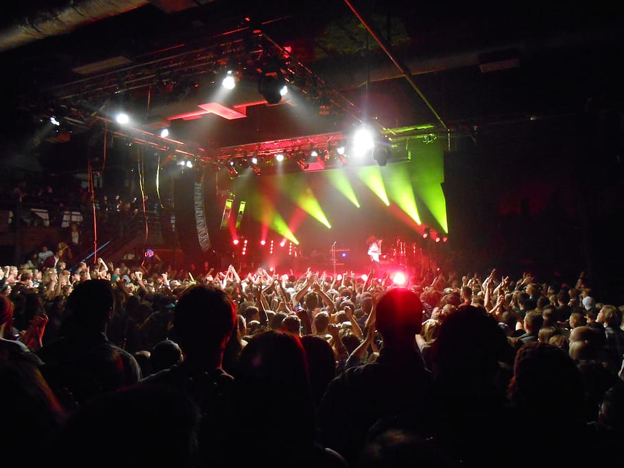 Club, Bar, Nightclub, Nightlife, Concert, crowd, popular Music Concert, stage - Performance Space, audience, people