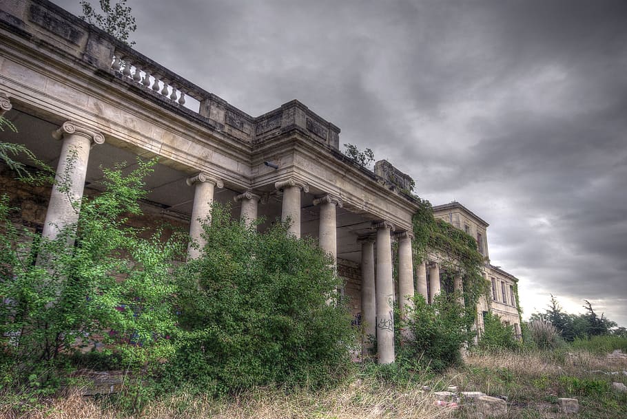 palace, abandoned, urban, exploration, castle, manor, building, house, dilapidated, ruined