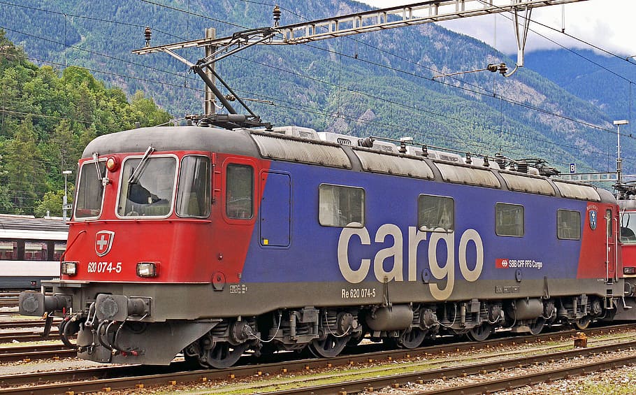 locomotiva elétrica, Suíça, força ostensiva, seis axiais, re 6 6, br 620, carga, mercadorias locomotiva de trem, alpino, cruzamento alpino