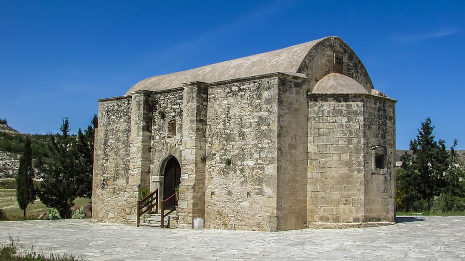 Siprus, Avdellero, Kapel, malaikat agung, tua, arsitektur, ortodoks, arsitektur Dan Bangunan, Eksterior bangunan, Struktur yang dibangun