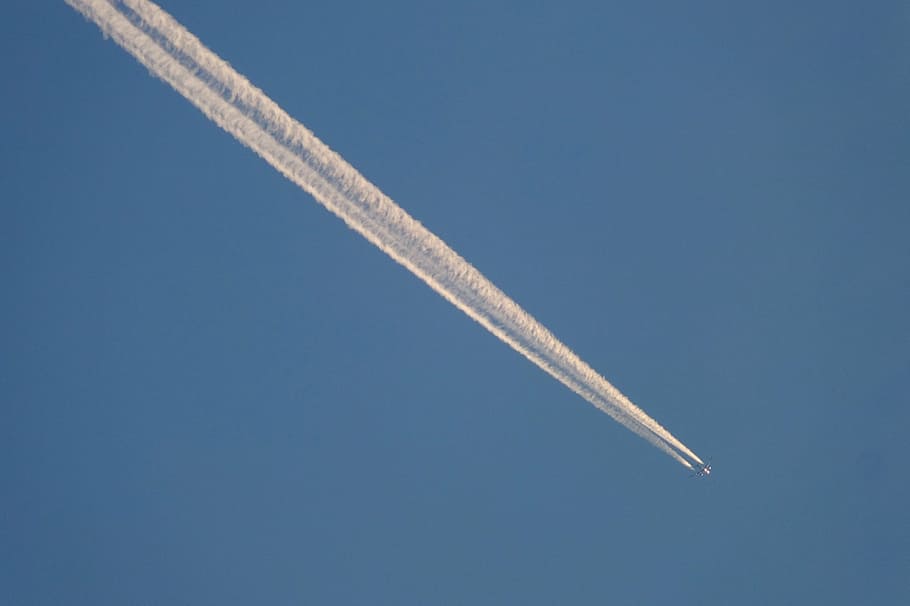 chemtrail, conspiracy theory, contrail, pollution, air pollution, climate change, air traffic, aircraft, science, nature