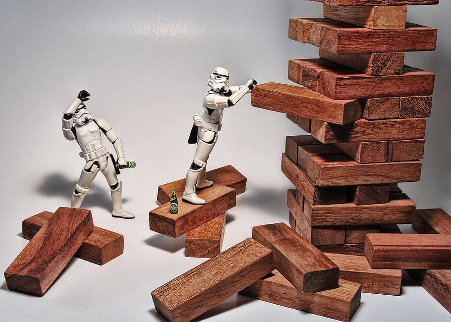 Stormtrooper, Games, Humor, food and drink, large group of objects, indoors, studio shot, close-up, wood - material, still life