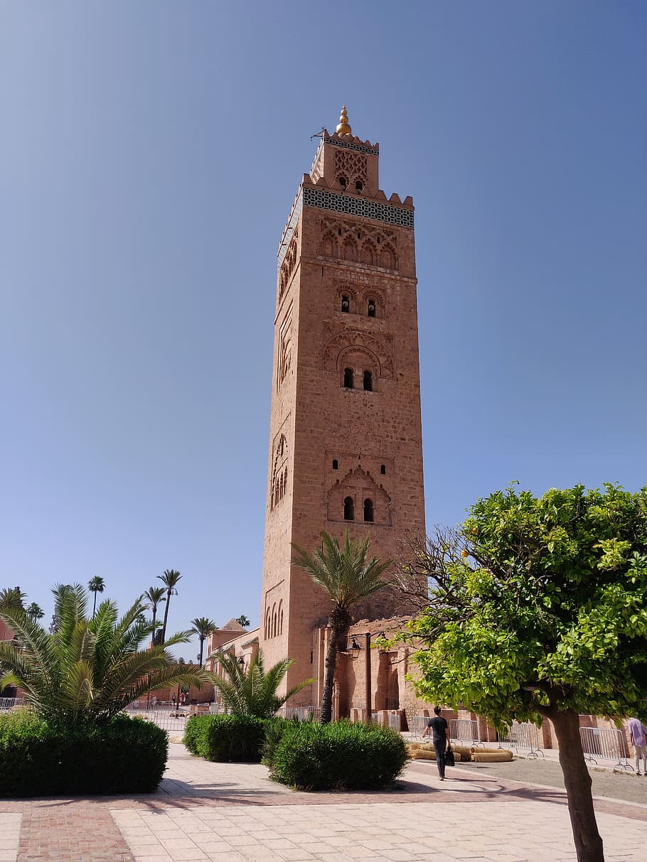 mosque, kutubía, marrakech, morocco, moroccan, islam, muslims, religion, koutoubia, architecture