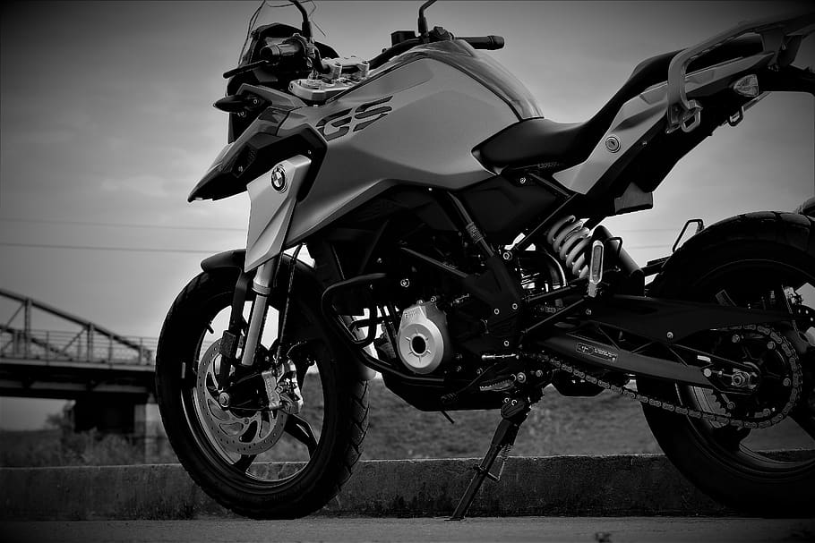engine, bmw, gs, 310 gs, transportation, mode of transportation, land vehicle, motorcycle, stationary, bicycle