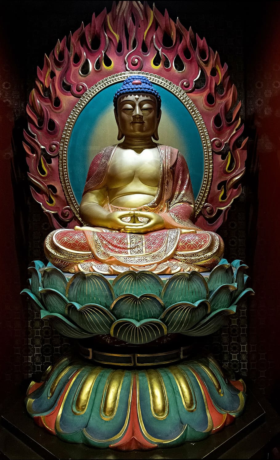 estátua de buda gautama, adoração, figura, budismo, budista, religioso, religião, estátua, fé, espiritual