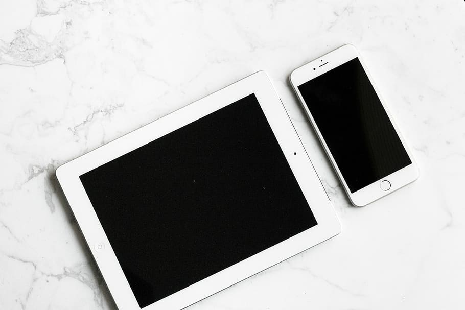 white, silver iphone 6, iPad, silver, iPhone  6, technology, smart Phone, mobile Phone, telephone, touch Screen