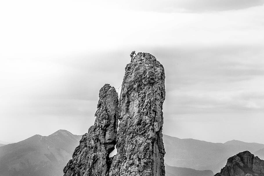 low, angle photography, rock formation, nature, landscape, mountain, clouds, sky, travel, adventure