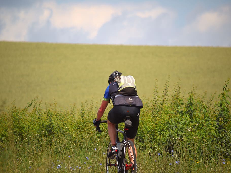 Ciclistas, Cuesta arriba, Entrenamiento, ciclismo, bicicleta, recorrido, naturaleza, deporte, paseo en bicicleta, recorrido en bicicleta