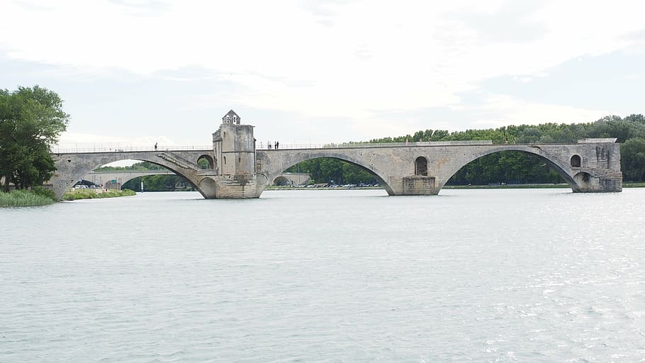 pont saint bénézet, pont d'avignon, ródano, avignon, ruína, ponte em arco, preservação histórica, ponte de avignon, sur le pont d'avignon, provença