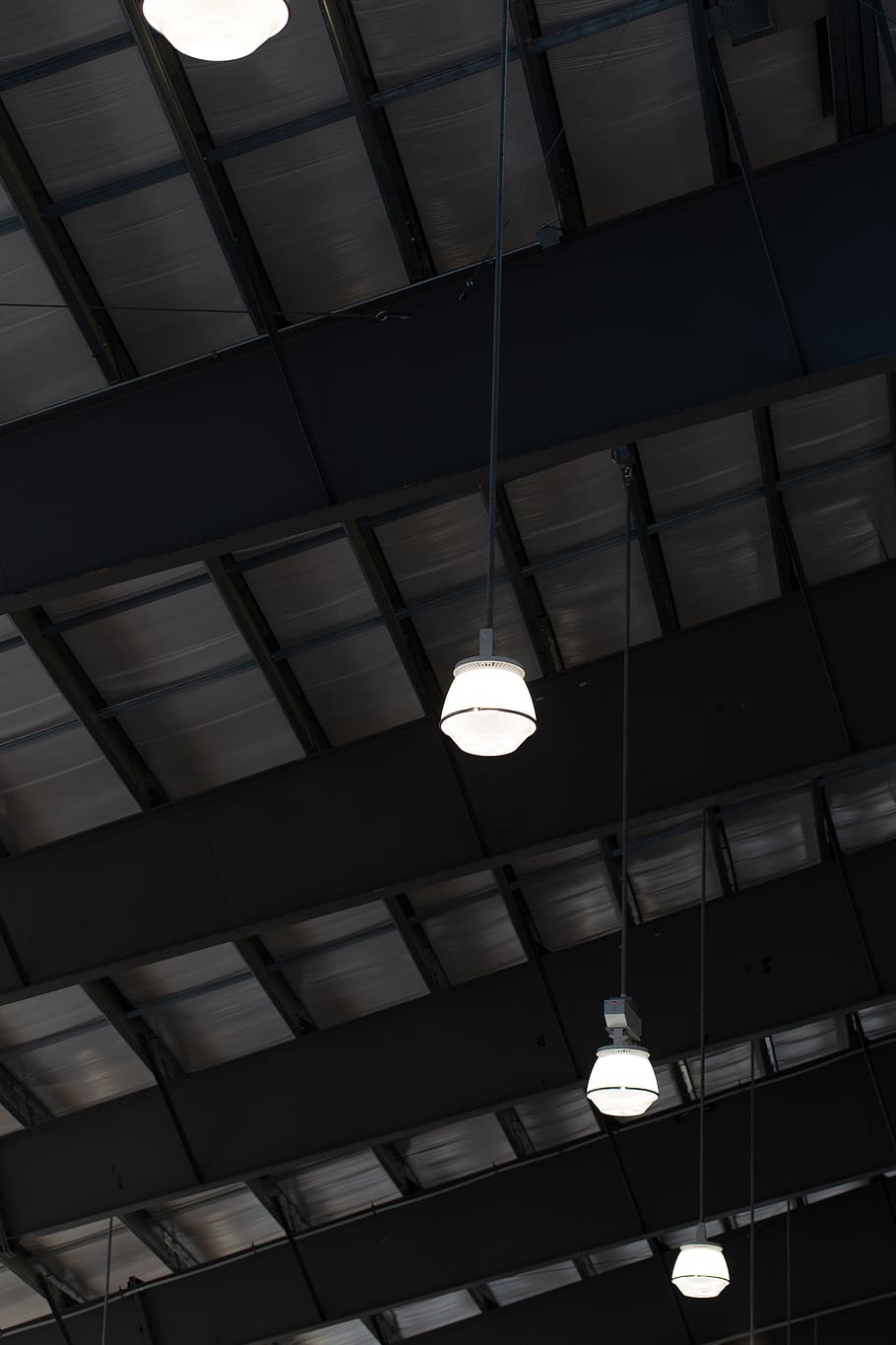 building, ceiling, abstract, interior, light, design, metal, industrial, construction, beams