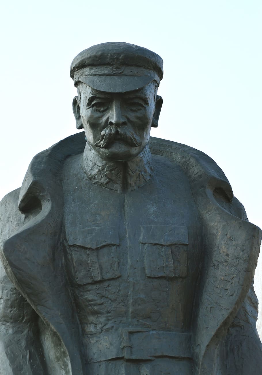 Jozef Pilsudski, monumento, marechal, polonês, chefe de estado, a independência do, estátua, escultura, história, lugar famoso