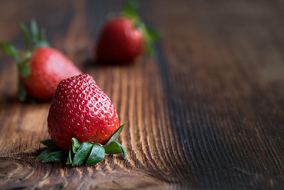 close-up photography, strawberry fruit, strawberries, red, delicious, sweet, food, eat, fruit, bless you
