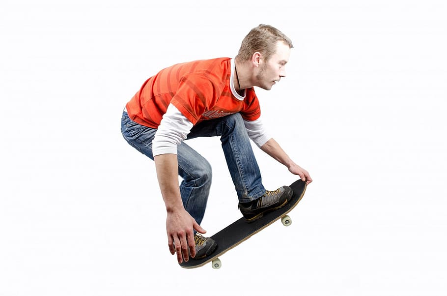 manusia bermain skateboard, dewasa, orang-orang, atlet, atletik, latar belakang, kaukasia, budaya, bahaya, ekstrim