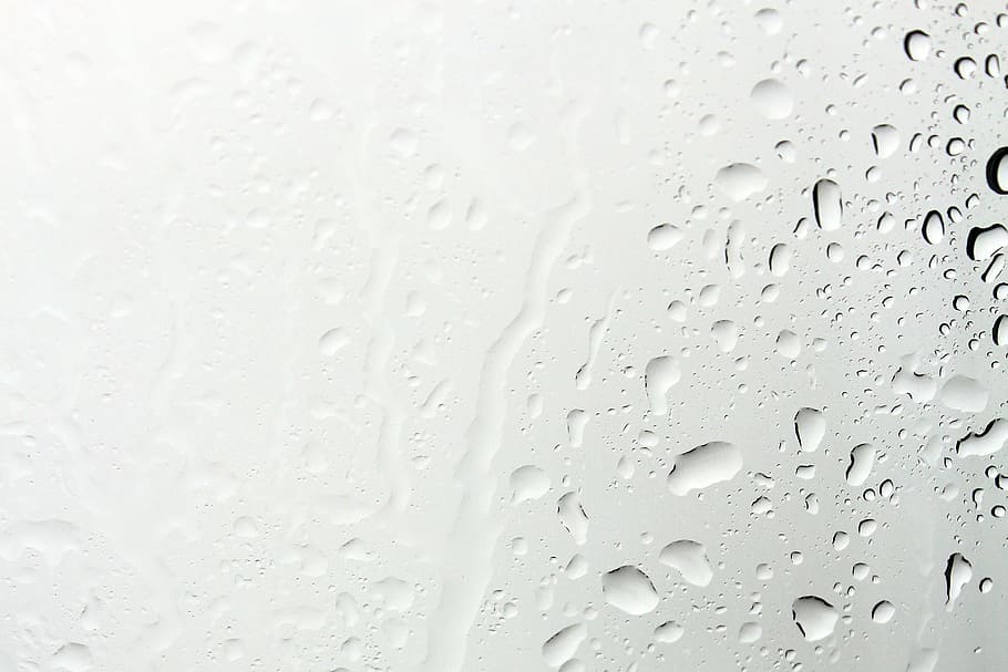 clear, glass, water, rain, disc, window, drip, wet, depression, raindrop