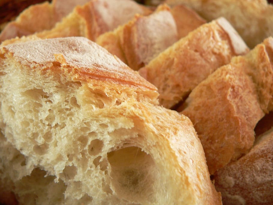 closeup, photography, baked, bread, food, bakery, fresh, wheat, organic, white