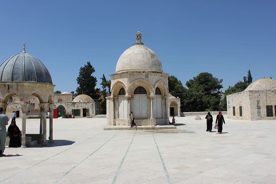 Quds, Mosque Of Omar, Jerusalem, mosque, israel, palestine, al-aqsa, dome of the rock, dome, architecture