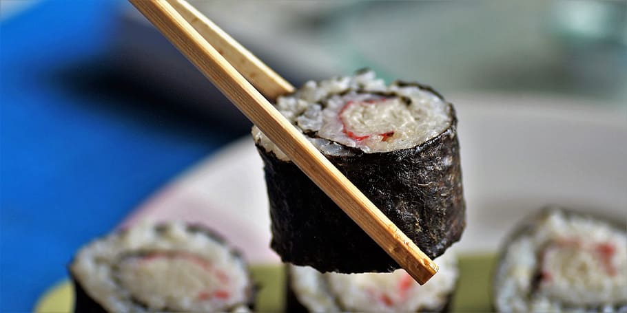 Sushi, Food, Roll, Domestic, Production, domestic production, chinese cuisine, cooking, delicacy, seaweed