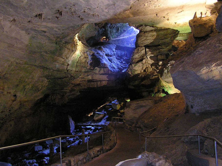 caverns, carlsbad caverns, national, park, new, mexico, Stairs, Carlsbad Caverns National Park, New Mexico, photos