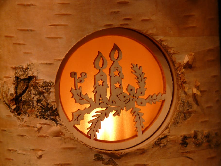 carving, candles, advent, wood, wood carving, birch, birch wood, christmas, indoors, architecture