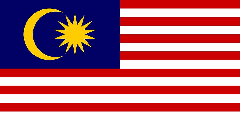 malaysia flag graphic, Malaysia, Flag, Graphic, emblem, public domain, symbol, illustration, patriotism, national Landmark