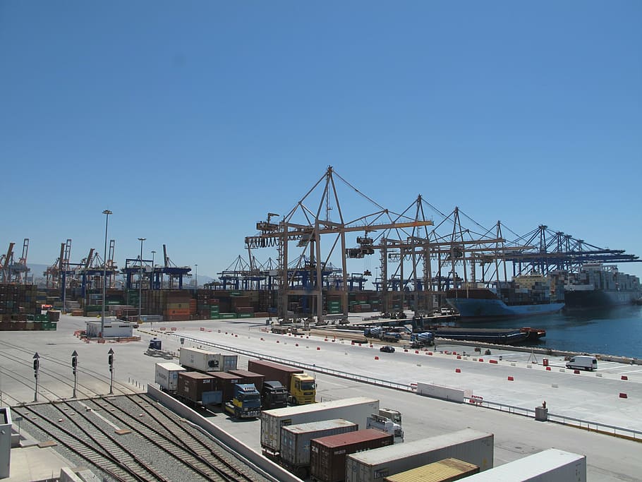puerto, envío, barco, carga, buque, muelle, transporte, contenedor, contenedor de carga, muelle comercial
