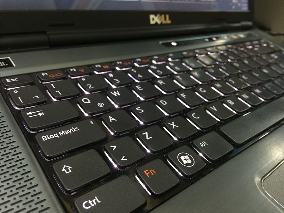 keyboard menyala, keyboard laptop, keyboard windows, teknologi, komputer, peralatan komputer, teks, keyboard, laptop, angka
