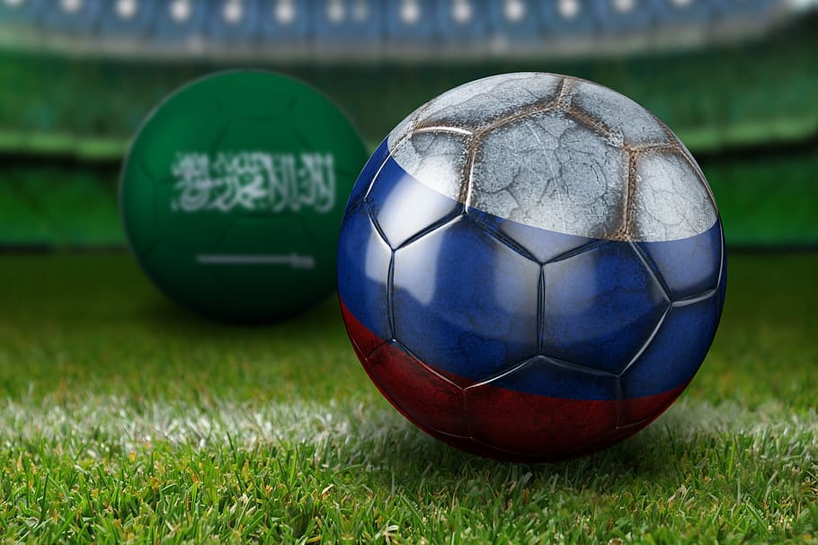 football world cup 2018, world cup 2018, the opening game, russia, russia 2018, world cup, saudi arabia, ball, football, sport