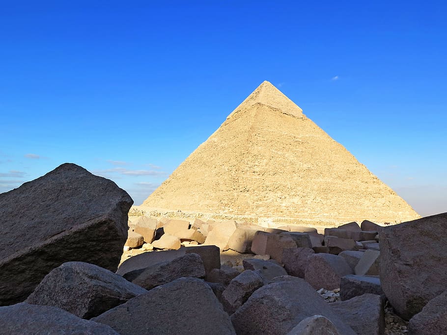 pyramid, desert, archaeology, travel, grave, pharaonic, egypt, cairo, tourism, stone