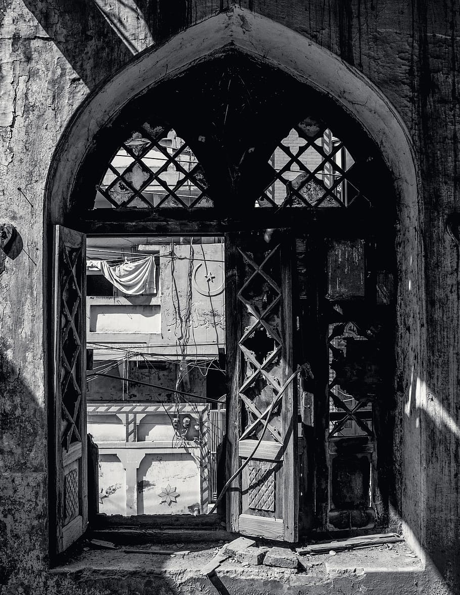 old, window, forgotten, vintage, wall, room, interior, design, gothic, abandoned