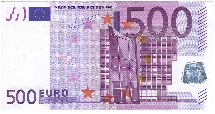 euro, europa, billete de banco, dinero, riqueza, unión europea, 500 euros, 500, papel moneda, moneda