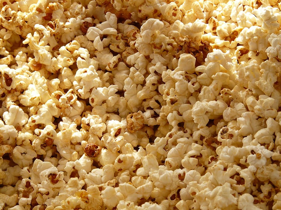 fill, frame photography, Popcorn, Corn, Cinema, Grains, Sweet, salty, snack, nibble