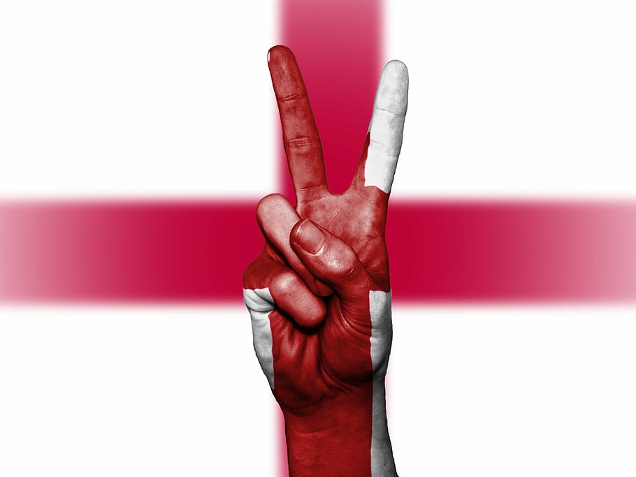 england, peace, hand, nation, background, banner, colors, country, ensign, flag