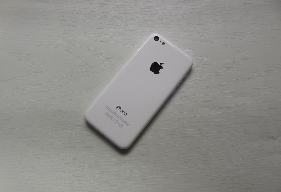 putih, iphone 5 c, 5c, papan, iphone apple, telepon, ponsel, iphone, di dalam ruangan, bentuk hati