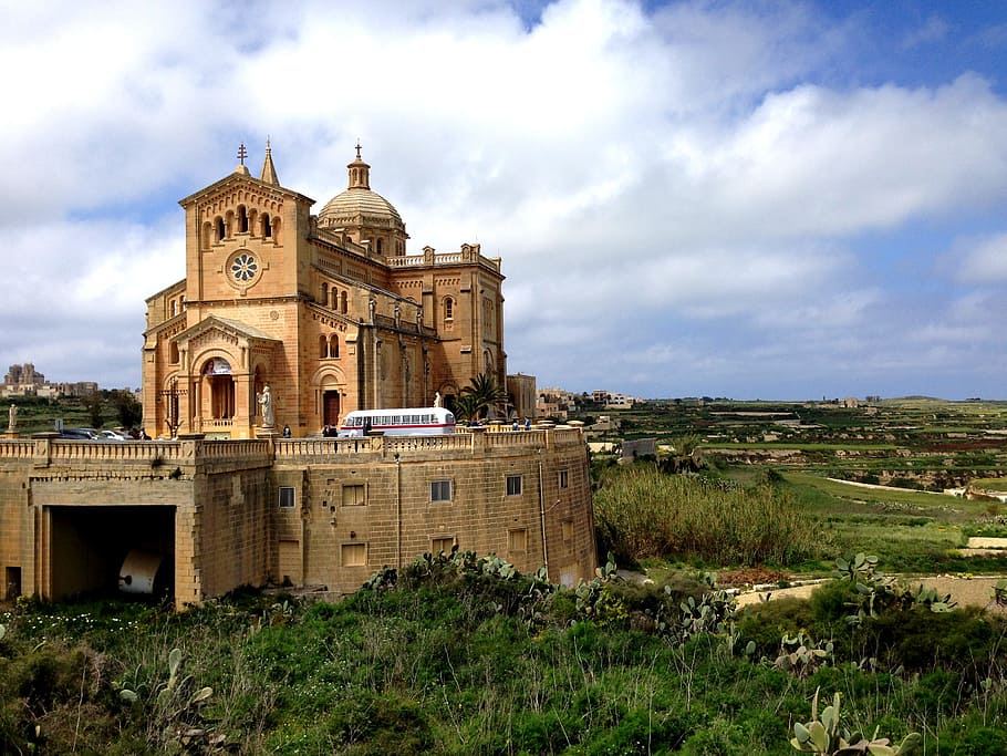 ta' pinu, malta, gozo, church, cathedral, basilica, island, religion, maltese, travel