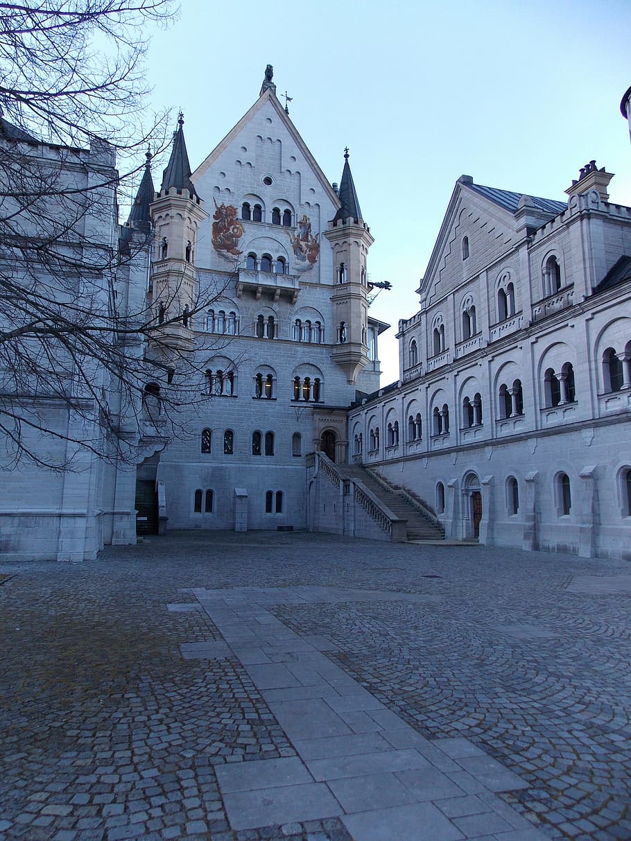 neuschwanstein castle, castle, fairy castle, kristin, allgäu, schwangau, germany, places of interest, historically, idyllic