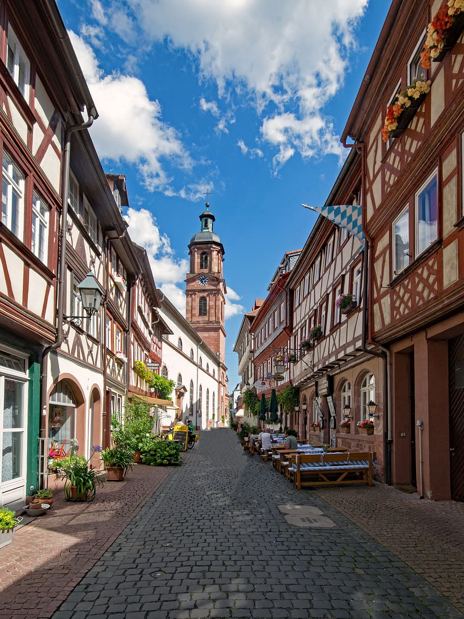 ミルテンベルク, オーデンヴァルト, バイエルン, 低フラ​​ンコニア, ドイツ, 旧市街, 興味のある場所, 文化, 建物, 建築