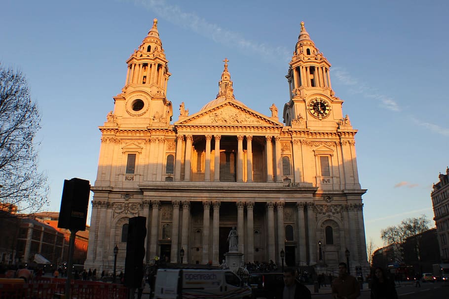 Katedral, London, santo-paul, Arsitektur, struktur yang dibangun, eksterior bangunan, langit, tujuan wisata, sejarah, perjalanan