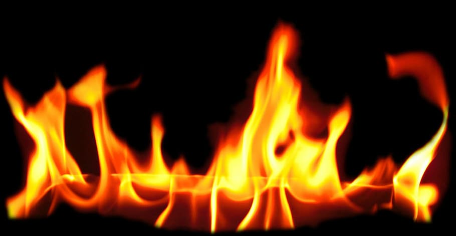 fuego, calor, combustible, llama, caliente, resplandor, infierno, temperatura, fogata, chimenea