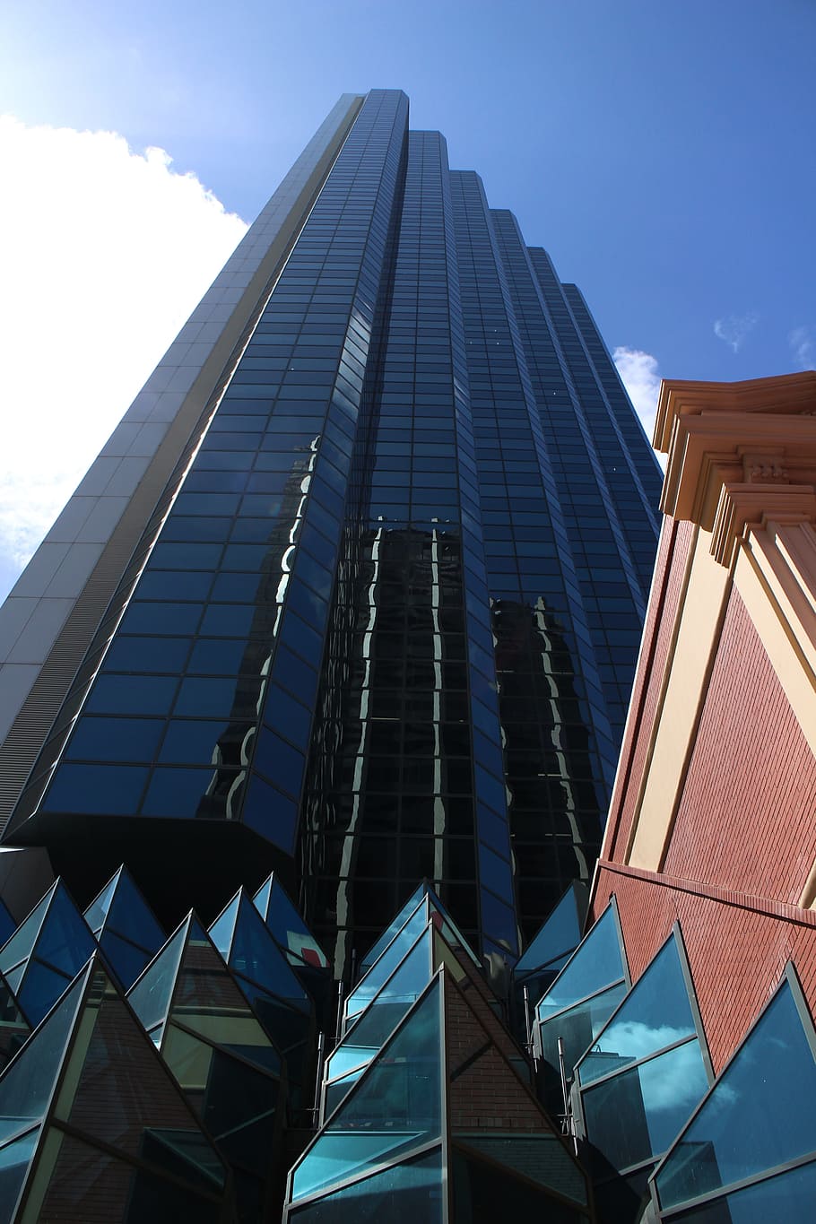Skyscraper, Building, City, exterior, glass, high, tall, structure, architecture, building exterior